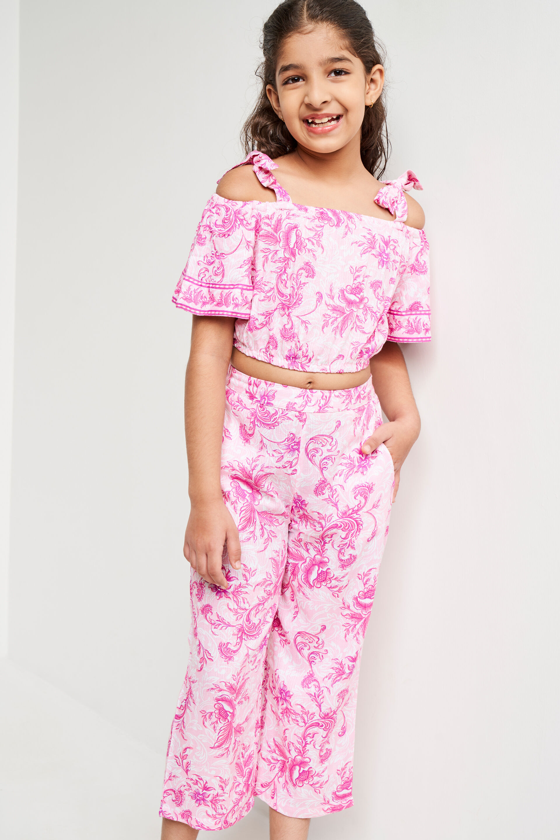 Lilac Ethnic Motifs Straight Suit, Lilac, image 2